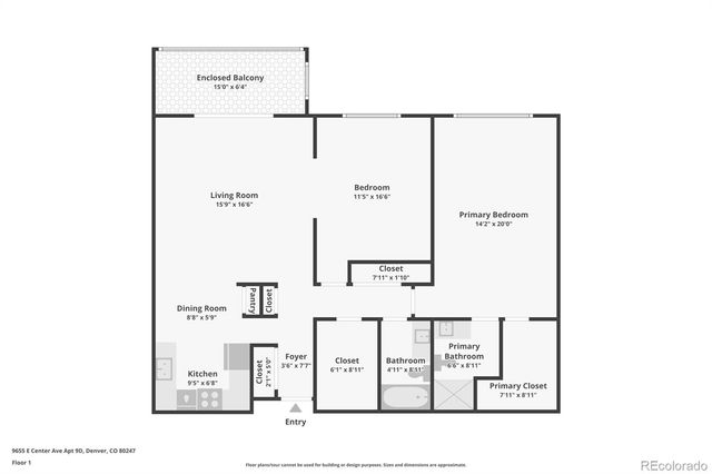 9655 E Center Avenue 9D, Denver, CO 80247