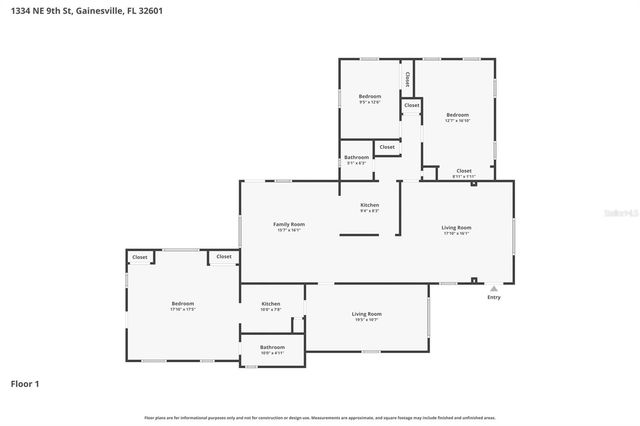 1334 NE 9TH ST, STREET, Gainesville, FL 32601