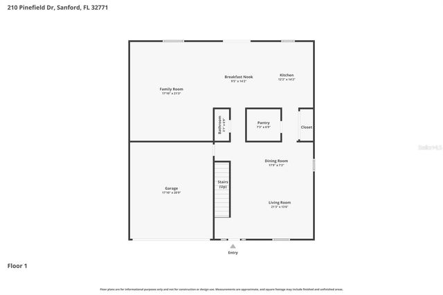 210 PINEFIELD DRIVE, Sanford, FL 32771