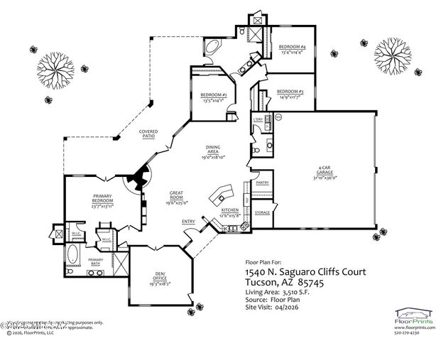 1540 N Saguaro Cliffs Court, Tucson, AZ 85745