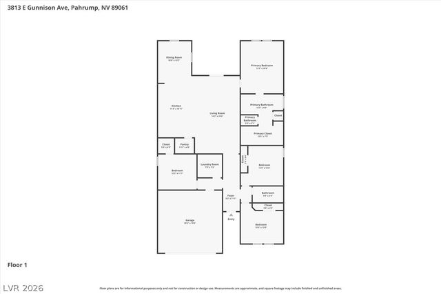 3813 East Gunnison Avenue, Pahrump, NV 89061