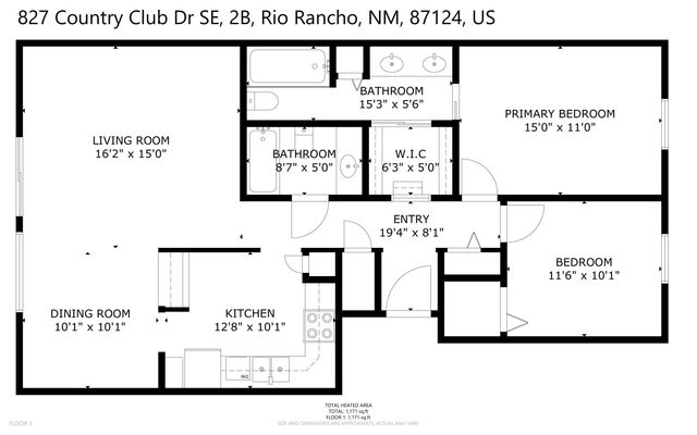 827 Country Club Drive SE APT 2B, Rio Rancho, NM 87124