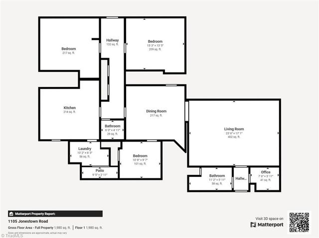 1105 Jonestown Road, Winston-salem, NC 27103