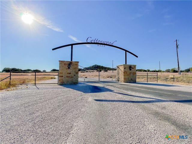 Lot 49 Cottonwood Mesa Drive, Kempner, TX 76539