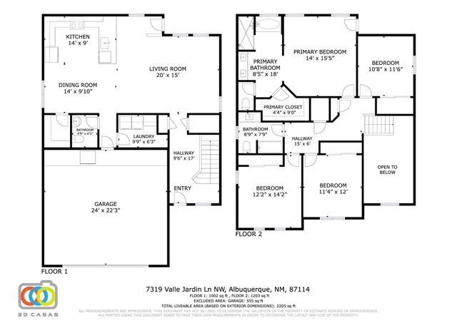 7319 VALLE JARDIN Lane NW, Albuquerque, NM 87114