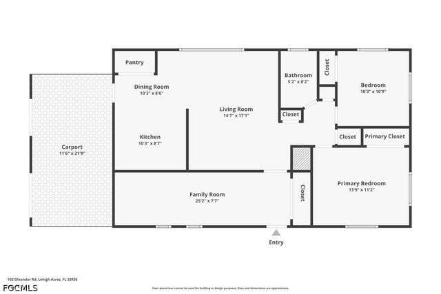 102 Oleander RD, Lehigh Acres, FL 33936