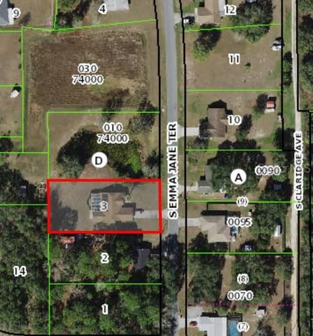 3786 S EMMA JANE TERRACE, Homosassa, FL 34448