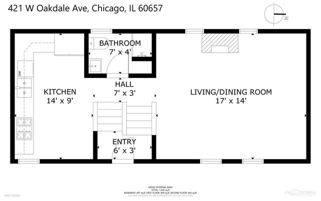 421 W Oakdale Avenue 4, Chicago, IL 60657