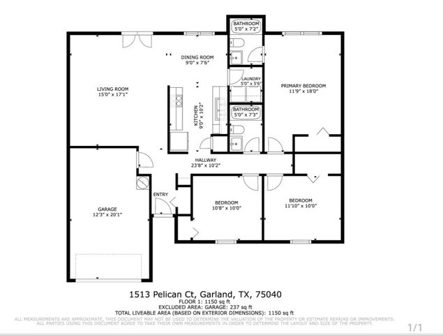 1513 Pelican Court, Garland, TX 75040