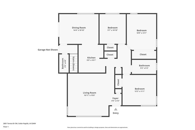 2601 Teresa Dr SW, Cedar Rapids, IA 52404