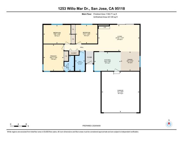 1253 Willo Mar Drive, San Jose, CA 95118