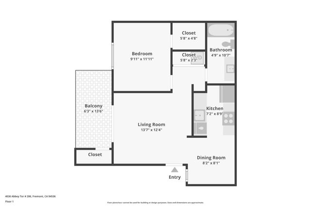 4036 Abbey Terrace 206, Fremont, CA 94536