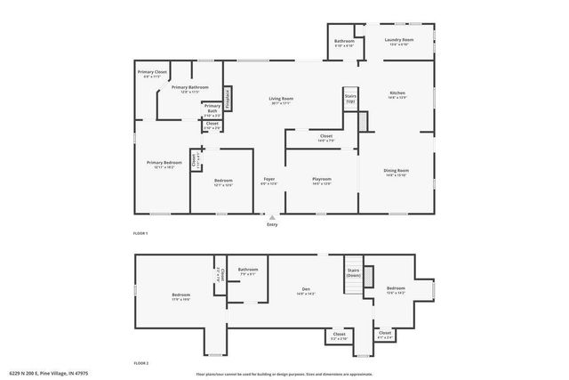 6229 N 200 E, Pine Village, IN 47975