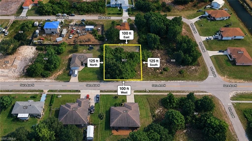 902 Sara AVE N, LEHIGH ACRES, FL 33971 — exterior