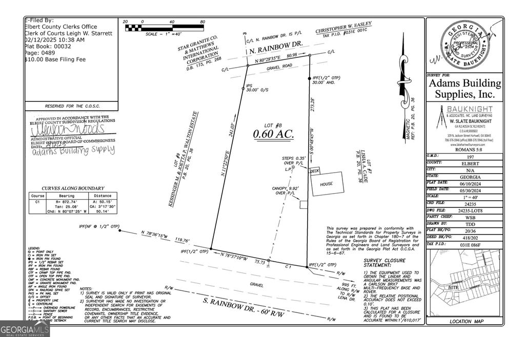 0 South Rainbow Drive S, Elberton, GA 30635 — exterior
