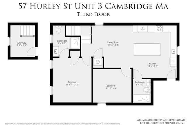 57 Hurley St. 3, Cambridge, MA 02141