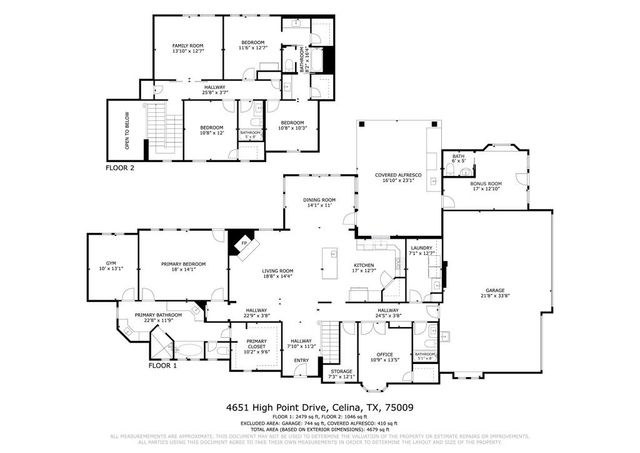 4651 High Point Drive, Celina, TX 75009