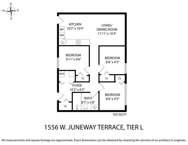 1556 W Juneway Terrace 1L, Chicago, IL 60626