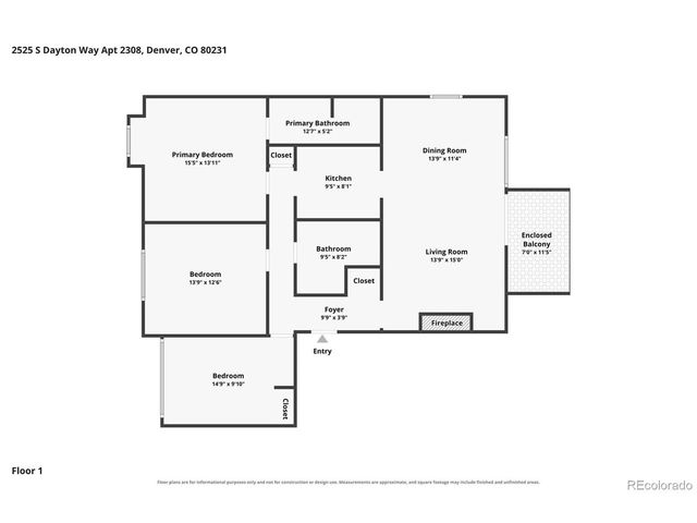 2525 S Dayton Way 2308, Denver, CO 80231
