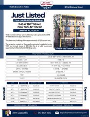 546 W 188th Street, New York (manhattan), NY 10040