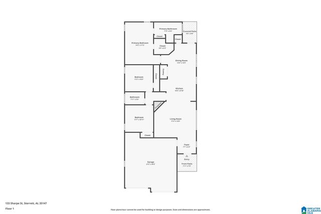 133 SHARPE STREET, Sterrett, AL 35147