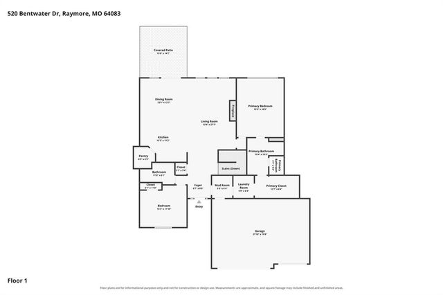 520 Bentwater Drive, Raymore, MO 64083