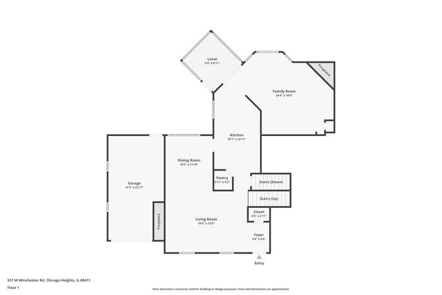 531 W Winchester Road, Chicago Heights, IL 60411