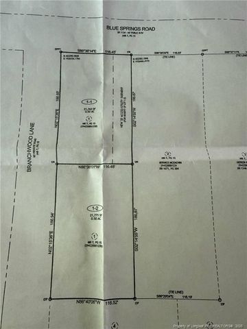 Blue Springs LOT 1-2 Road, Raeford, NC 28377