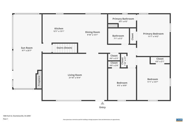 1000 PARK ST, Charlottesville, VA 22901