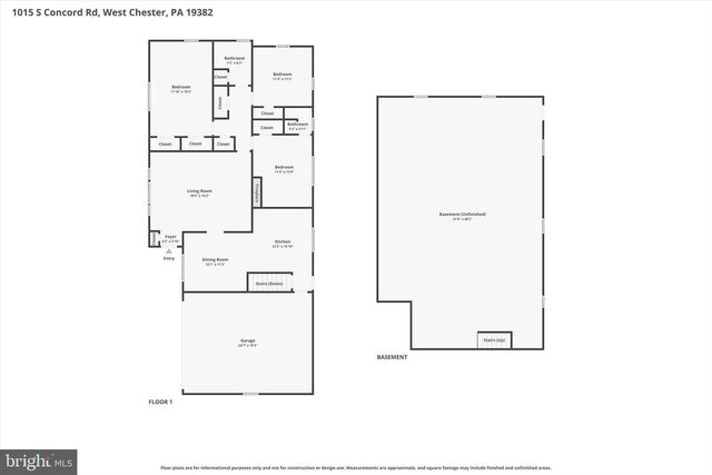 1015 S CONCORD RD, West Chester, PA 19382