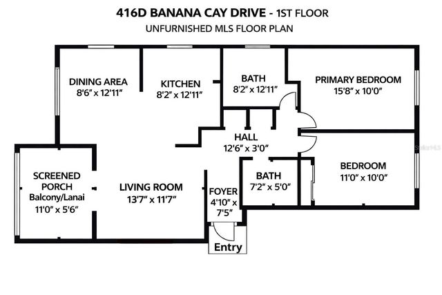416 BANANA CAY DRIVE D, South Daytona, FL 32119