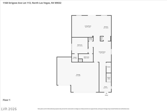 1168 Strigose Avenue, North Las Vegas, NV 89032