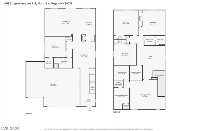 1168 Strigose Avenue, North Las Vegas, NV 89032