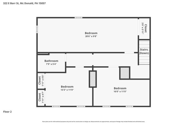322 E Barr St, Mcdonald, PA 15057