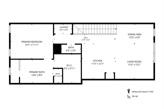 1508 Ryon Street B, Houston, TX 77009