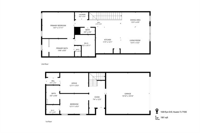 1508 Ryon Street B, Houston, TX 77009