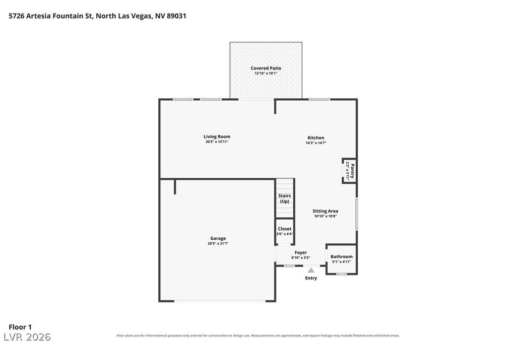 5726 Artesia Fountain Street, North Las Vegas, NV 89031 — photo 2