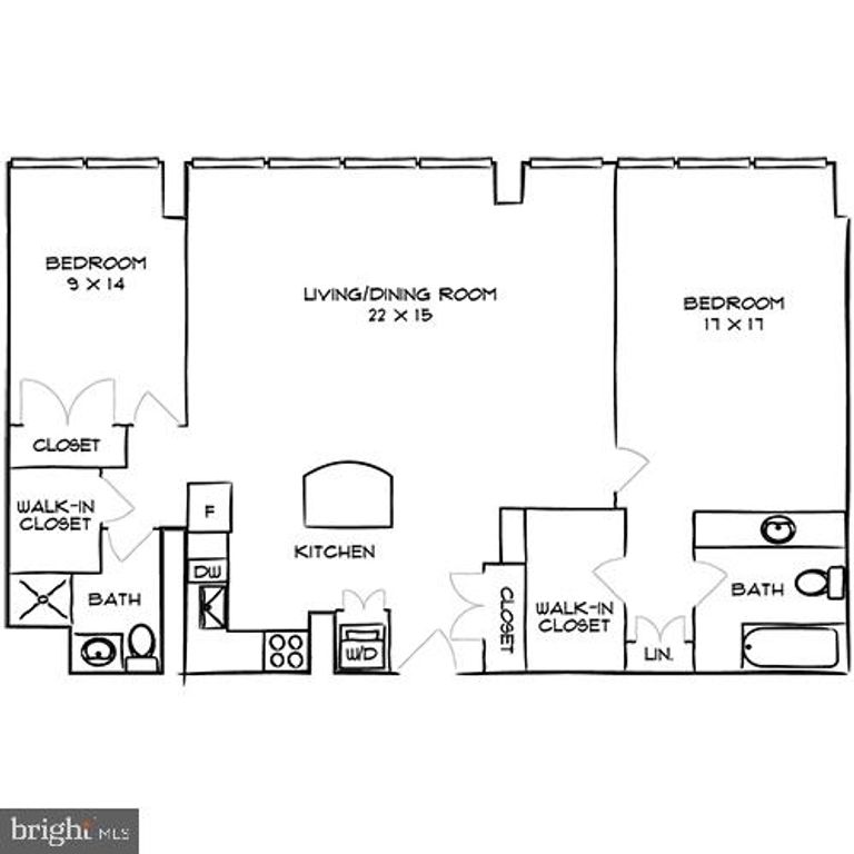 1815 JOHN F KENNEDY BLVD #2B2BA, Philadelphia, PA 19103