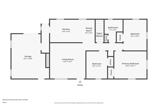 6281 Burnt Chimney RD, Wirtz, VA 24184