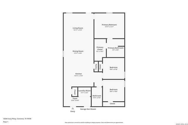 12544 Ivory Pkwy, Converse, TX 78109