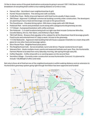 13811 Hill Street, Huntersville, NC 28078