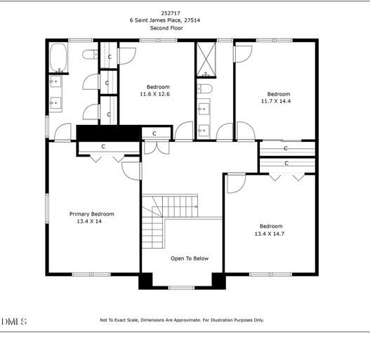6 St James Place, Chapel Hill, NC 27514