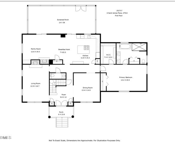 6 St James Place, Chapel Hill, NC 27514