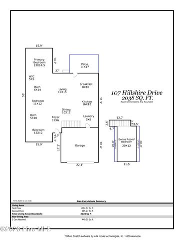 107 Hillshire Drive, Winnabow, NC 28479