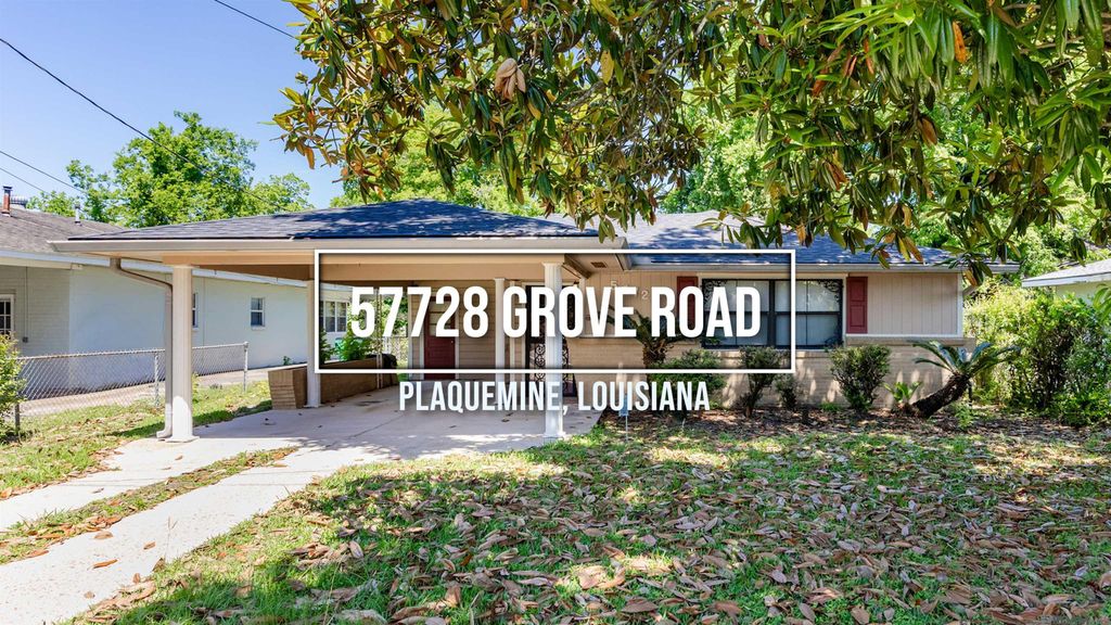 57728 Grove Rd, Plaquemine, LA 70764