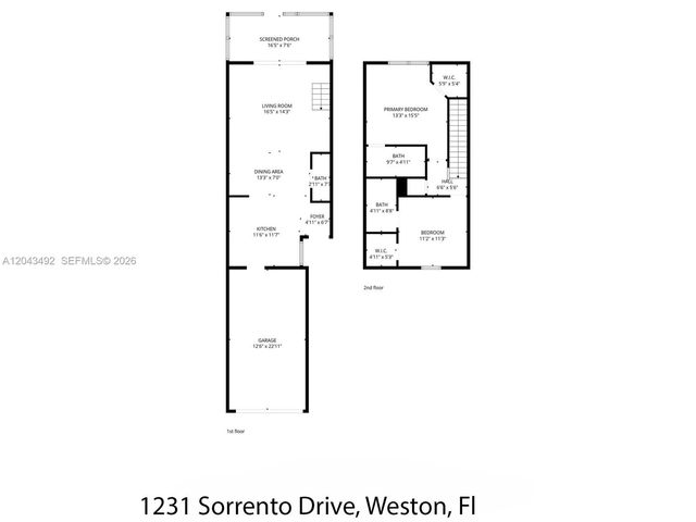 1231 Sorrento Drive 1231, Weston, FL 33326