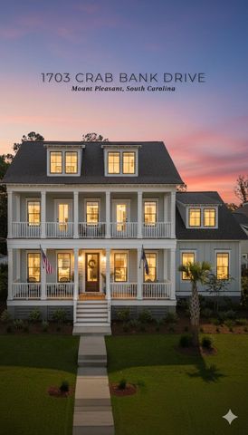 1703 Crab Bank Drive, Mount Pleasant, SC 29466