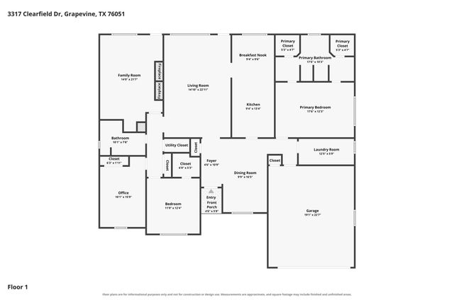 3317 Clearfield Drive, Grapevine, TX 76051