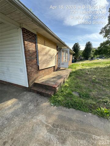 721 Lakehurst Street, Shelby, NC 28150
