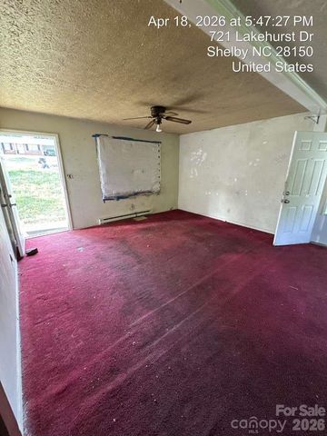 721 Lakehurst Street, Shelby, NC 28150